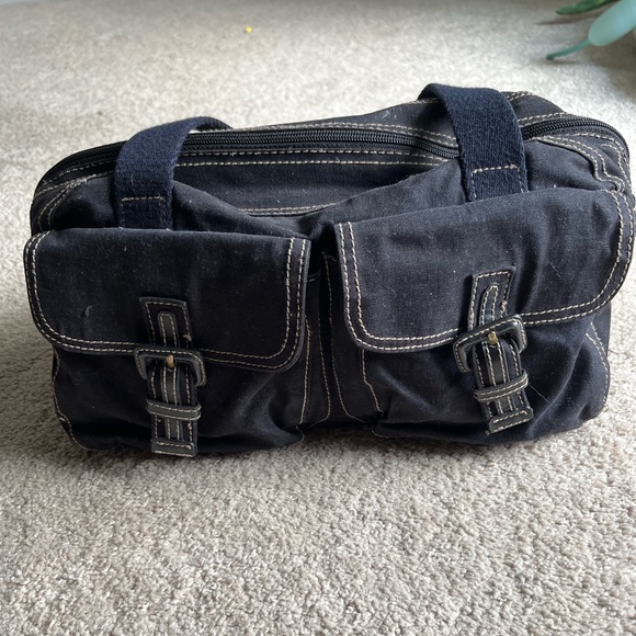 Fossil Navy Blue Sachel Purse - Picture 2 of 7